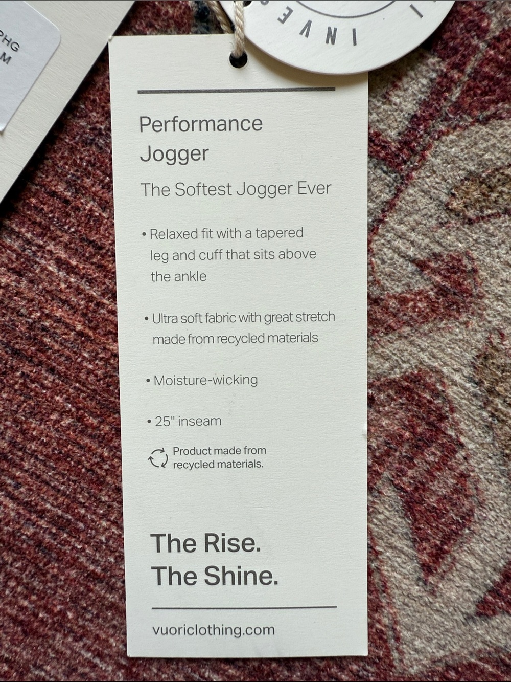 VUORI Performance Jogger NWT Size Medium - Picture 8 of 13